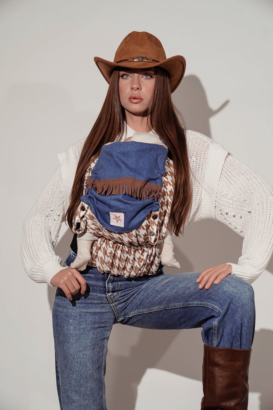 Babytrage TaiTai Wild West Macchiato - KOKADI