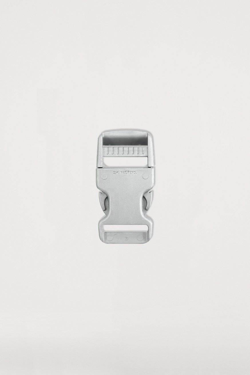 Schnalle 25mm silver line - KOKADI